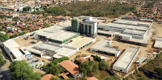 Hospital Regional Norte está com mais de 80% das obras prontas