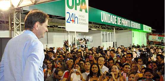 Governador diz que UPA 24h é porque população precisa de mais saúde