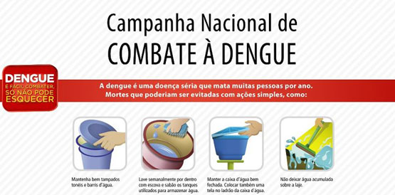 Ministério da Saúde e Sesa alertam sobre combate à dengue