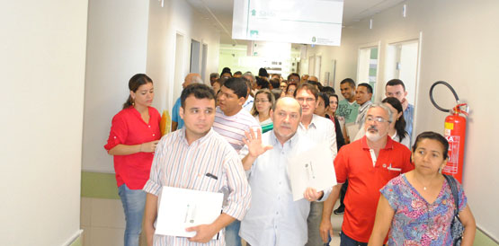 Hospital Regional Norte visitado por representantes do controle social