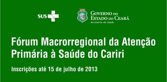 Inscrições abertas para o Fórum Macrorregional de Atenção Primária