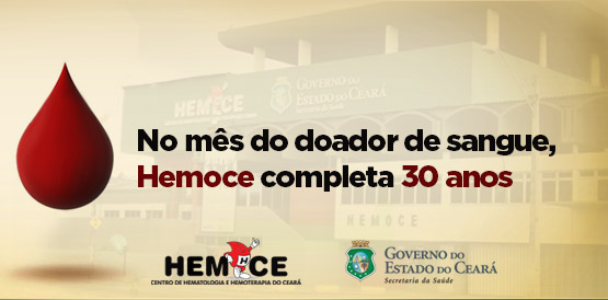 Hemoce lança campanha de doação no mês do doador