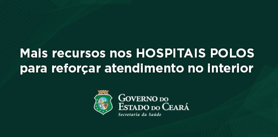 Governo do Estado amplia para R$ 114 milhões repasse aos Hospitais Polos