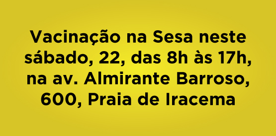 Campanha de vacinação quer atingir meta até sábado, 22