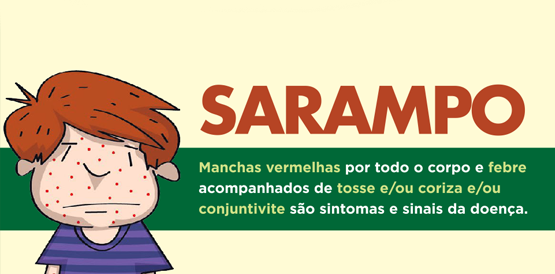 Vacinação contra sarampo vai até sexta-feira, 25 de julho