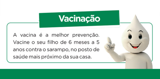Pais têm novo prazo para vacinação das crianças contra sarampo