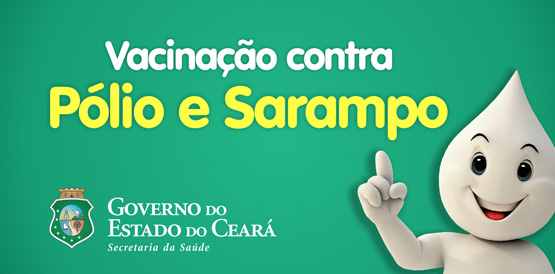 Vacinação contra pólio e sarampo é prorrogada até dia 31