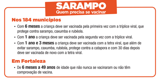 Crianças com 6 meses já devem ser vacinadas contra sarampo