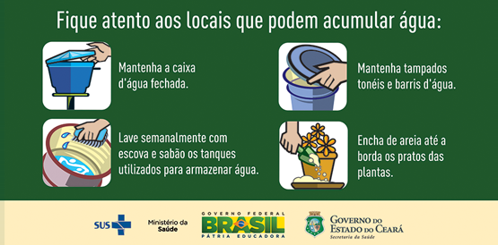 Combate à dengue e à febre Chikungunya é feito com ações simples