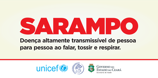 Evite sarampo, doença transmitida de pessoa para pessoa