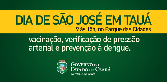 Saúde leva serviços ao parque de Tauá no dia de São José