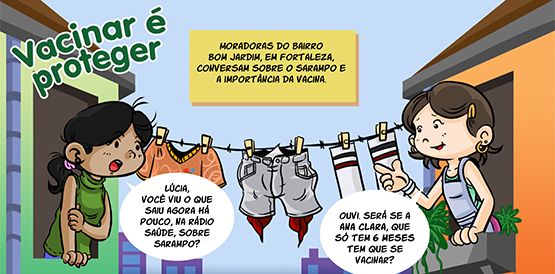 Aos 6 meses de vida a criança já tem que ser vacinada contra sarampo