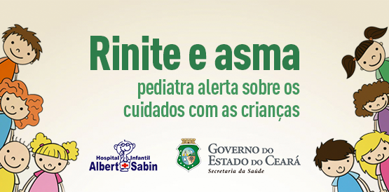 Pediatra do Hospital Albert Sabin orienta sobre cuidados com rinite e asma