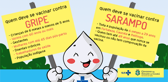 Saúde lança nesta sexta, 8, o sábado como dia de vacinação contra gripe e sarampo