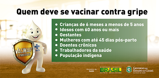 Vacinação contra a gripe é prorrogada até 5 de junho