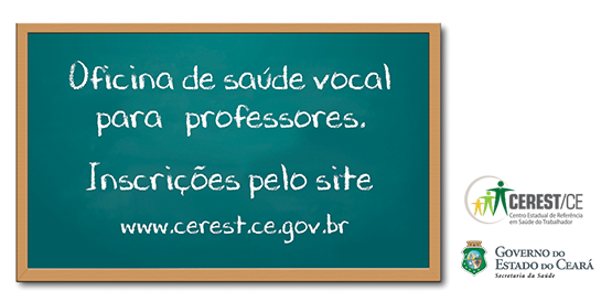 Abertas inscrições para Oficina de Saúde Vocal para Professores