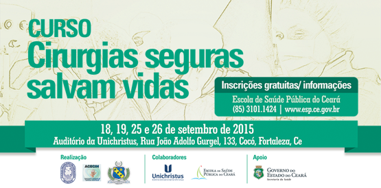 Curso forma profissionais em cirurgias seguras