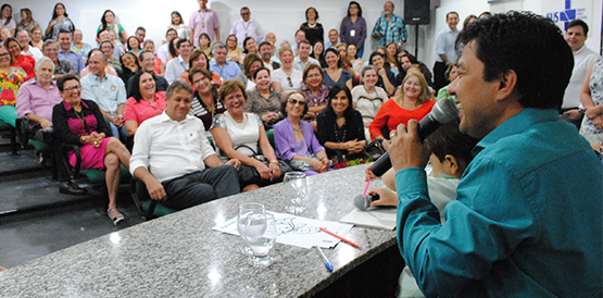 Gestão de equipe destacada na posse de Henrique, Marcos e Lilian