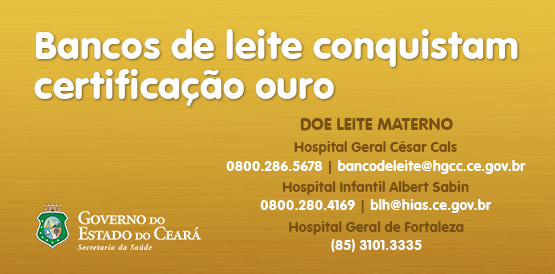 Bancos de leite dos hospitais estaduais são ouro em amamentação