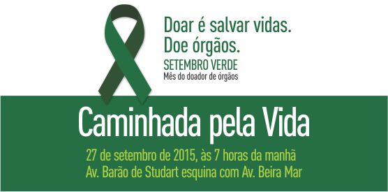 Caminhada marca Dia Nacional da Doação de Órgãos