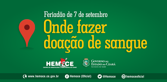 Hemoce não para no feriadão para receber doações de sangue