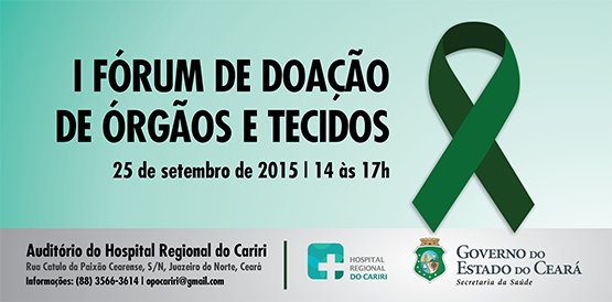 Fórum debate fortalecimento de doações de órgãos no Cariri