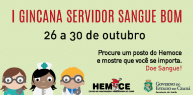Gincana mobiliza servidores para doação de sangue