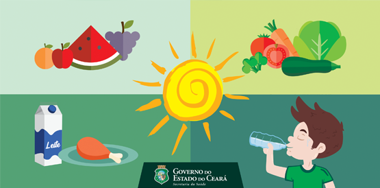 Saúde dá dicas de hidratação e alimentação em tempos de calorão