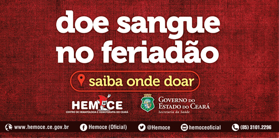 Tire um tempinho na folga do feriadão para doar sangue