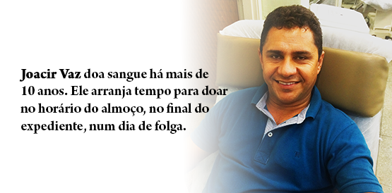 Hemoce conta três histórias de doação no Dia Nacional do Doador de Sangue