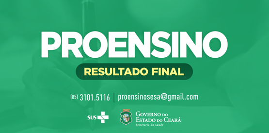 Sesa divulga lista dos aprovados no Proensino