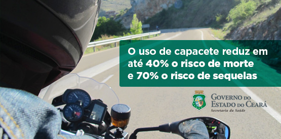 Uso do capacete ajuda a salvar vidas e diminui risco de sequelas