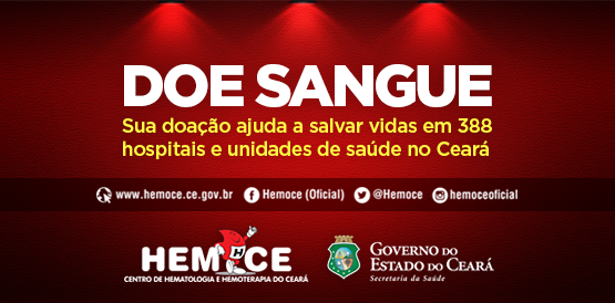 Hemoce mobiliza população para doações de sangue