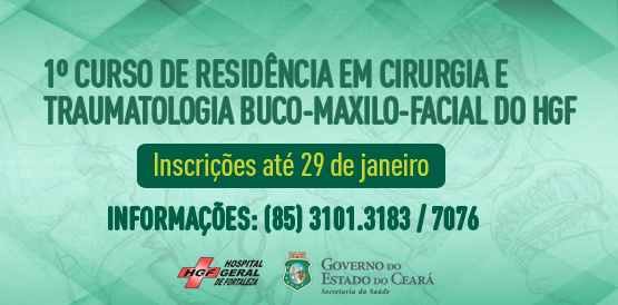 HGF inscreve para residência em Cirurgia Buco-Maxilo-Facial