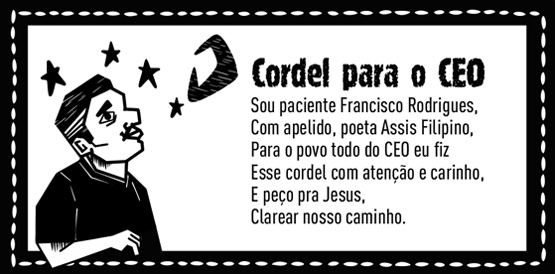 Qualidade do atendimento no CEO é destacada em cordel