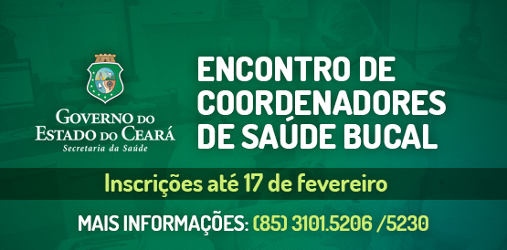 Abertas inscrições para encontro de coordenadores de saúde bucal