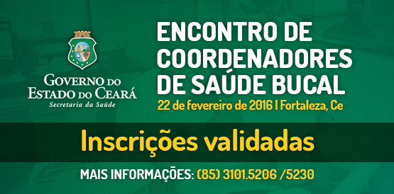 Divulgadas inscrições validadas do encontro de saúde bucal