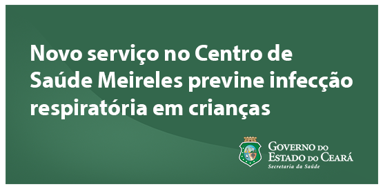 Novo serviço previne infecção respiratória em crianças