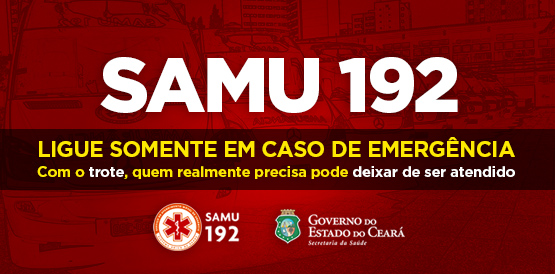 #CarnavalCE: SAMU faz Operação Carnaval e alerta sobre trotes