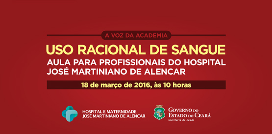 Diretora do Hemoce fala sobre uso racional do sangue nesta sexta-feira, 18