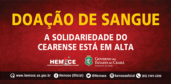 Aumento de 25% nas doações de sangue no Hemoce