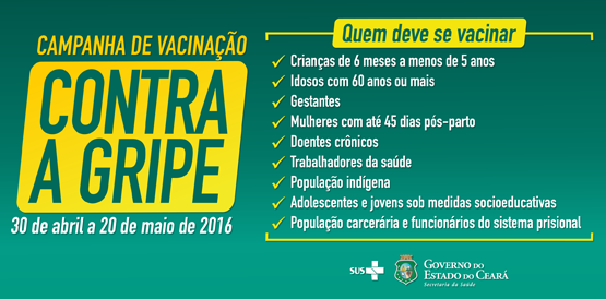 Quem deve se vacinar contra a gripe a partir do dia 30 de abril