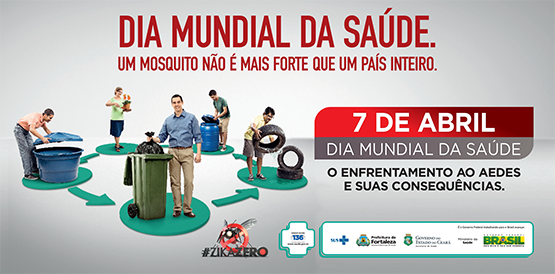 Dia Mundial da Saúde convoca para combate ao mosquito