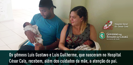 Dia das mães feliz com a saúde dos gêmeos para a família Santos