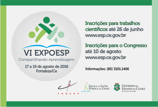 VI EXPOESP/CE: já abertas as inscrições