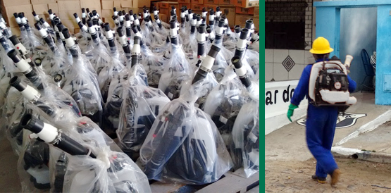 Combate ao mosquito é reforçado com 143 fumacês portáteis