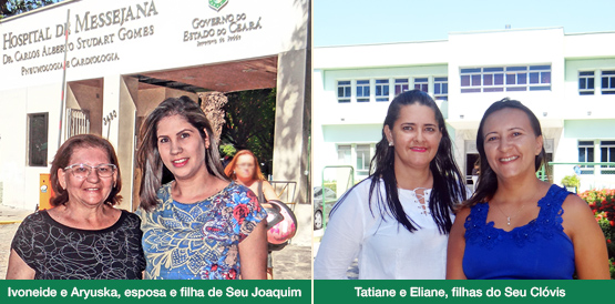Duas famílias comemoram um novo começo para os pais transplantados
