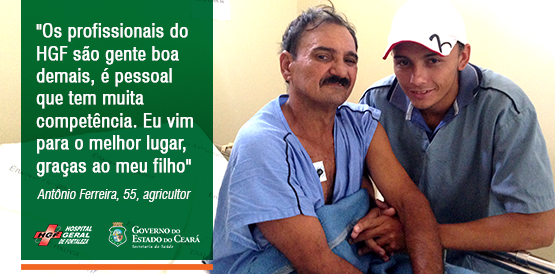 Fisioterapia ajuda na reabilitação do Seu Antônio