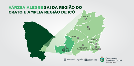 Várzea Alegre agora integra a Região de Saúde de Icó
