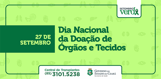 Iluminação verde no Palácio da Abolição incentiva doação de órgãos